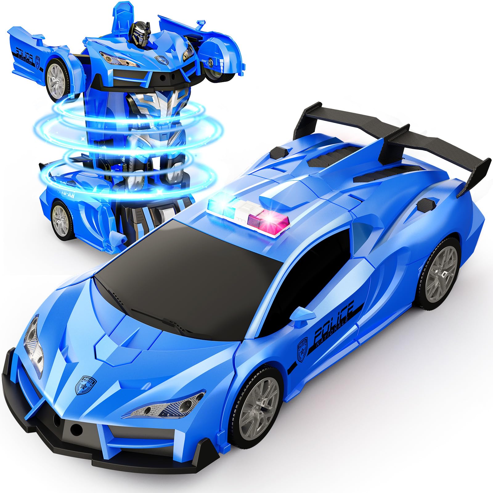 Amazon.co.jp: Tecnock ラジコンカー 子供向け ロボット おもちゃ 変形